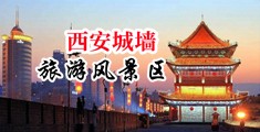 B痒要大吊插进去爽视频中国陕西-西安城墙旅游风景区